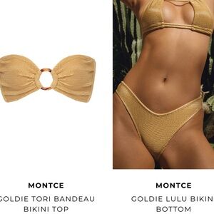 Montce Goldie Bikini Tori Top and Lulu Bottom